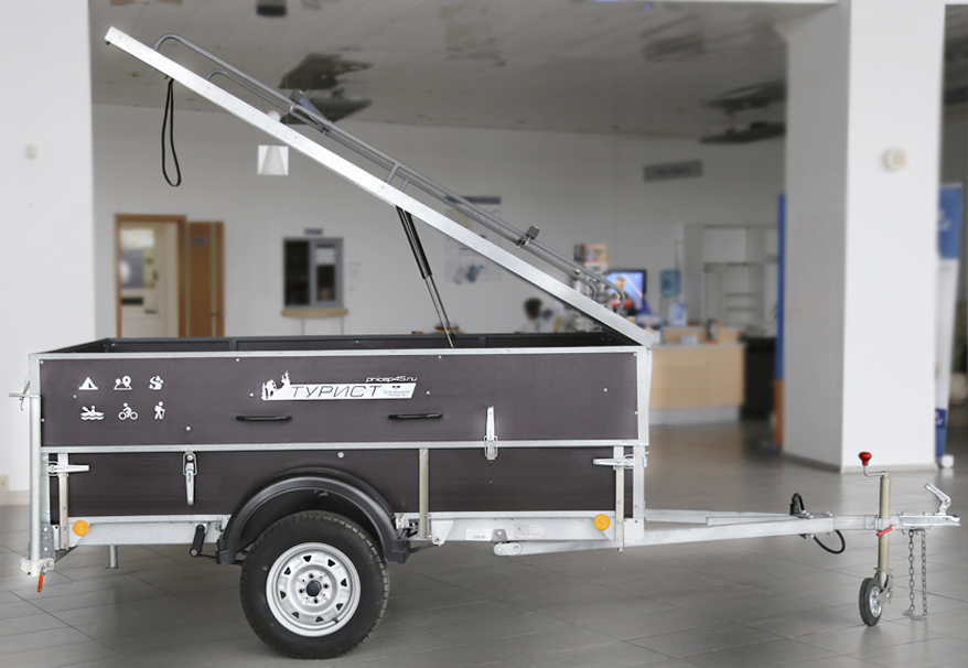 картинка Прицеп "Турист" (съемный модуль + универсал),рессорная подвеска