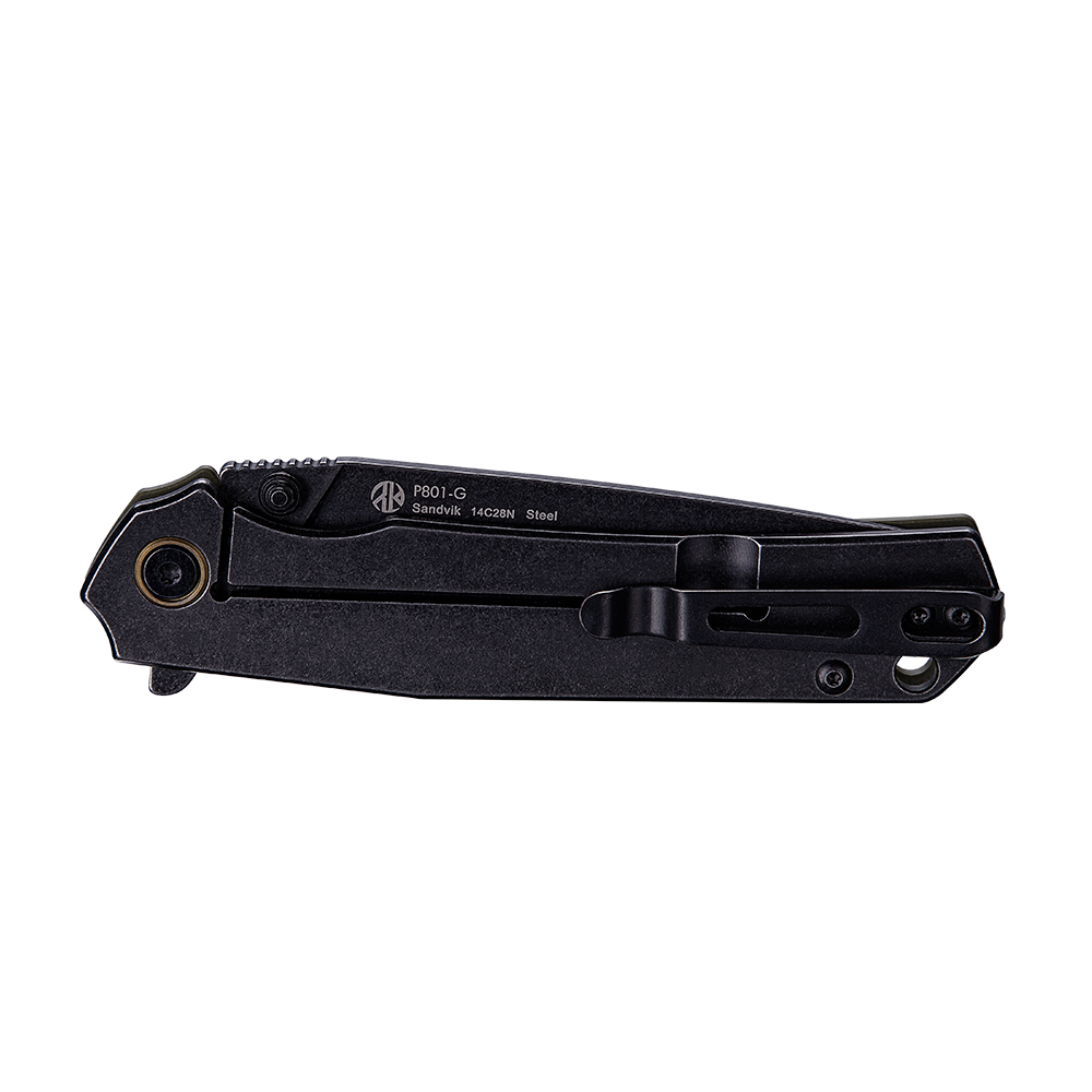 картинка Нож Ruike P801-G черно-зеленый