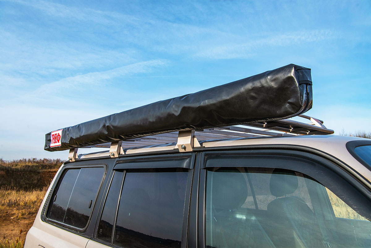 картинка Маркиза автомобильная РИФ веерная, безопорная 2х2,3 м (правая)