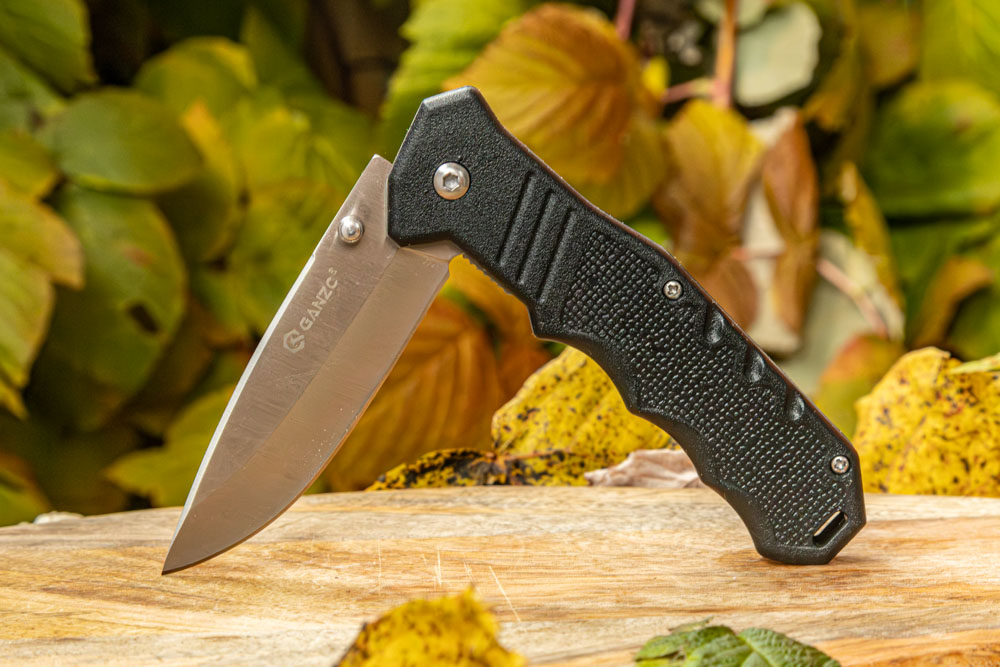 Нож складной Ganzo G616 черный