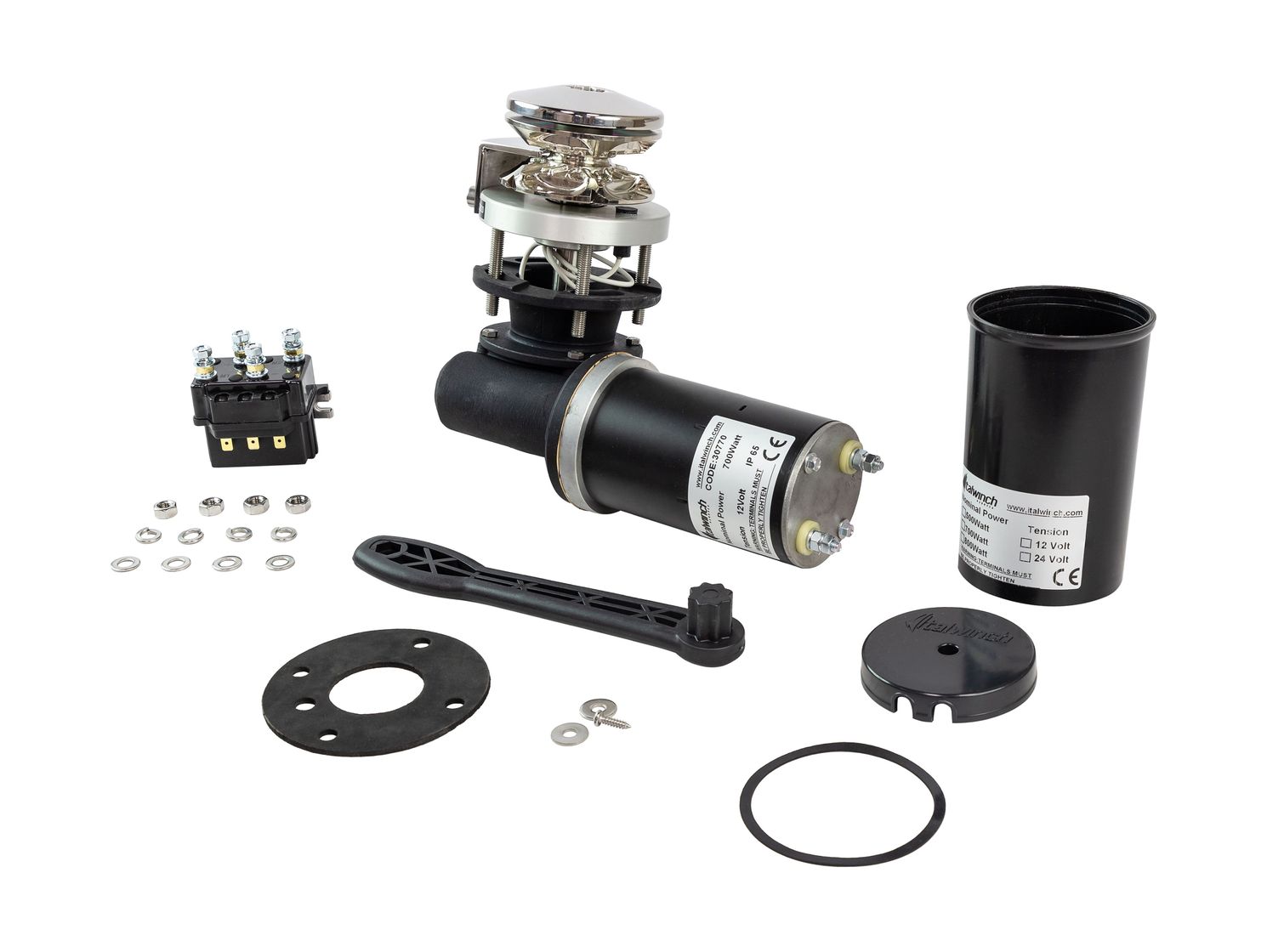 картинка Лебедка якорная Italwinch SMART-R1, 700Вт, 12 В, цепь 8мм