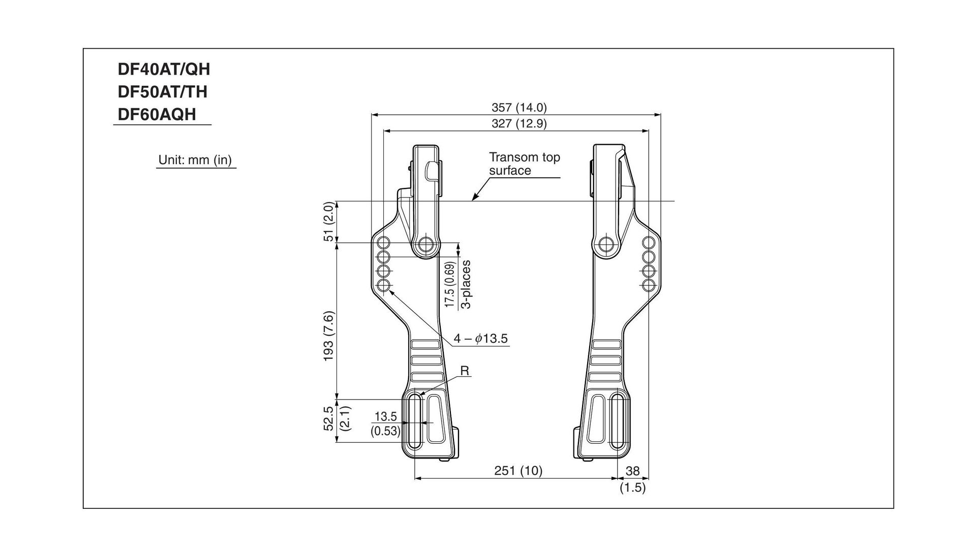 картинка Мотор лодочный Suzuki DF40ATL