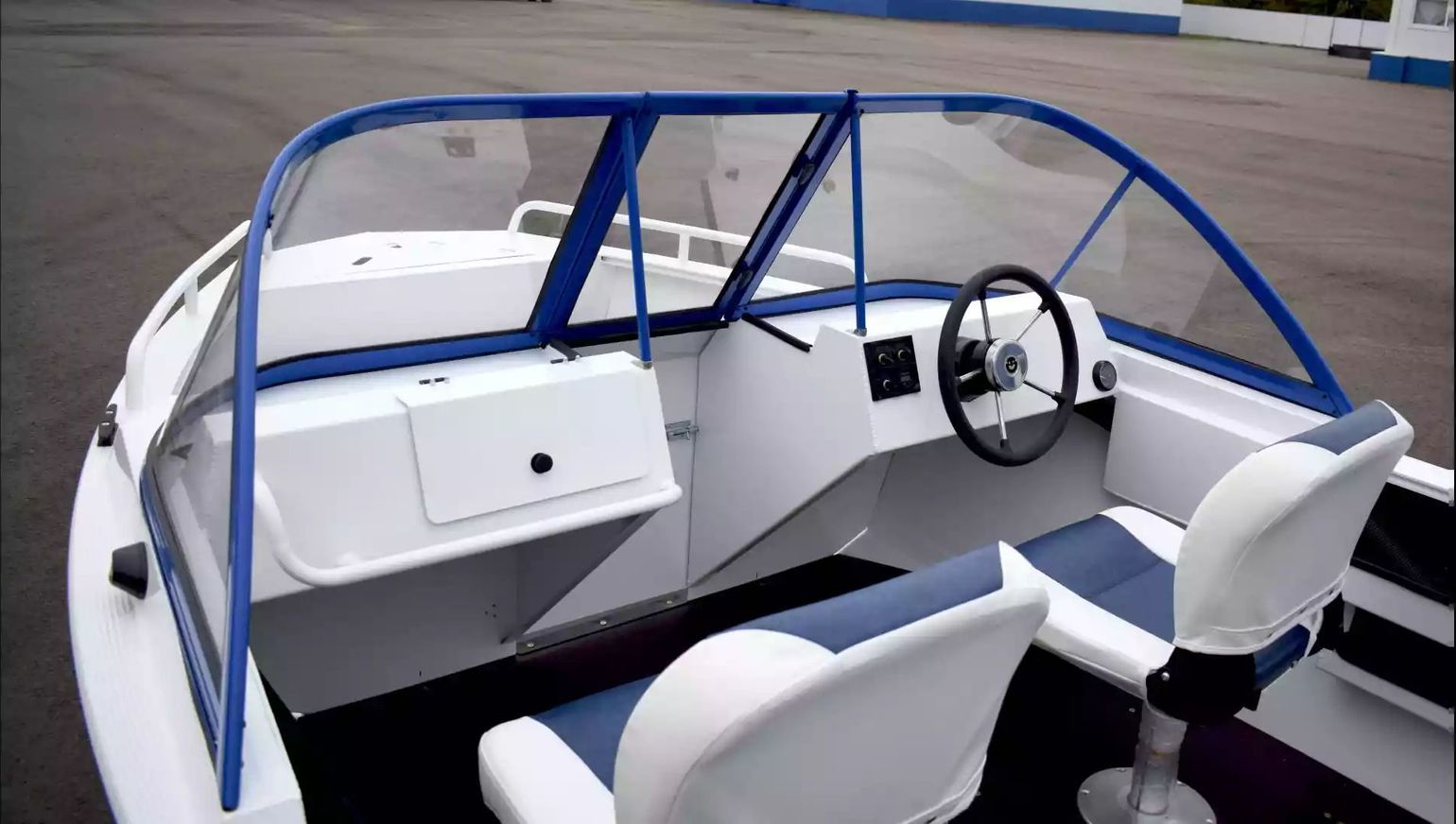 картинка Моторная лодка, Neman 500 DC NEW, зел./серая