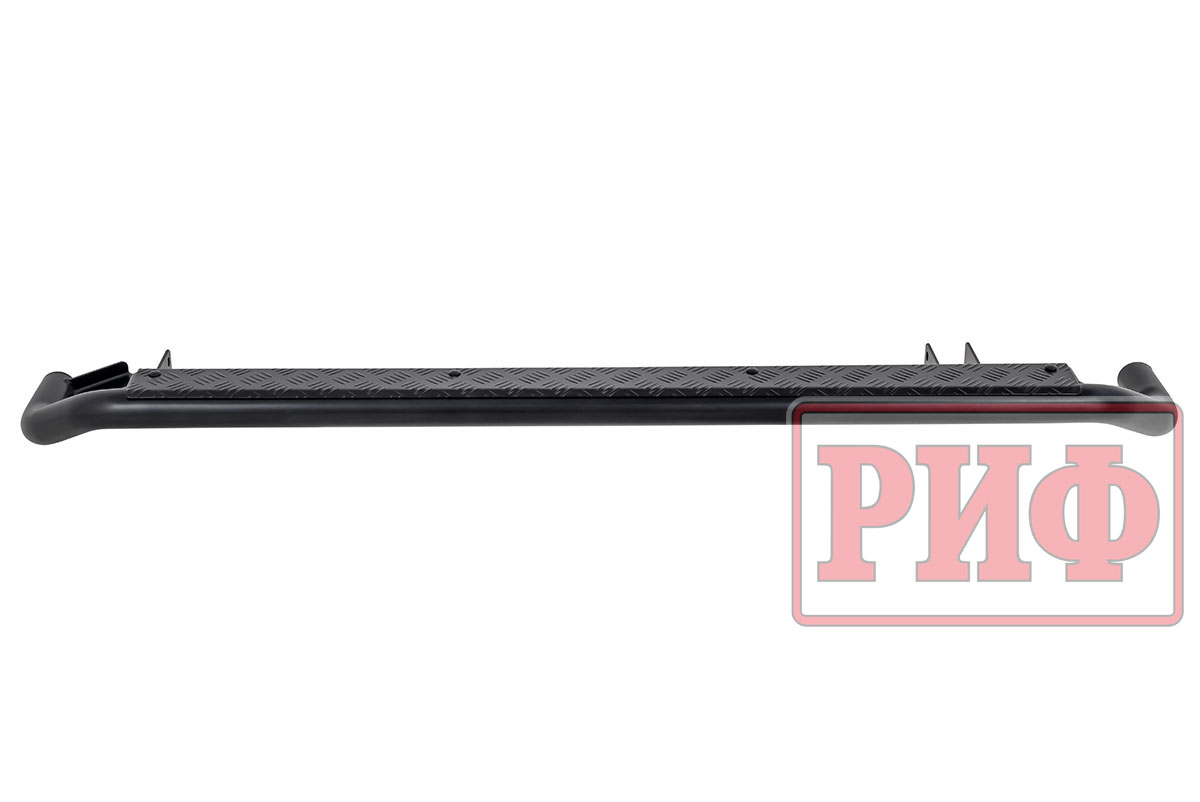 картинка Пороги РИФ силовые Lada Нива Тревел (черный алюминий)