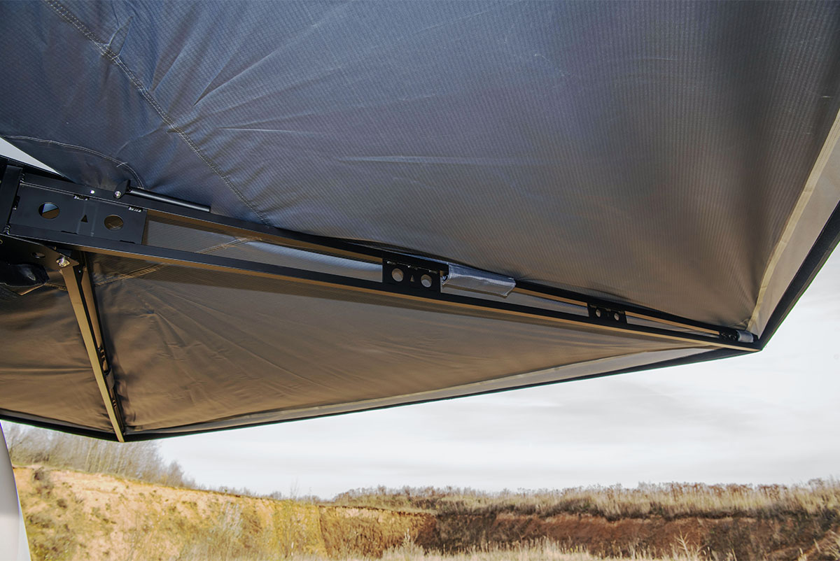 картинка Маркиза автомобильная РИФ веерная, безопорная 2х2,3 м (левая)