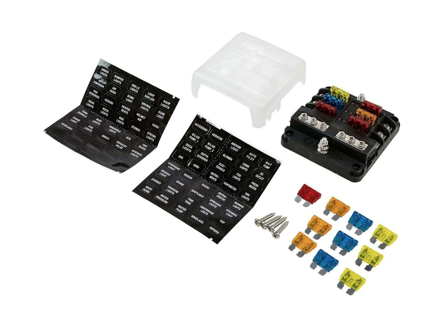 картинка Блок на 6 предохранителей, Marine Rocket