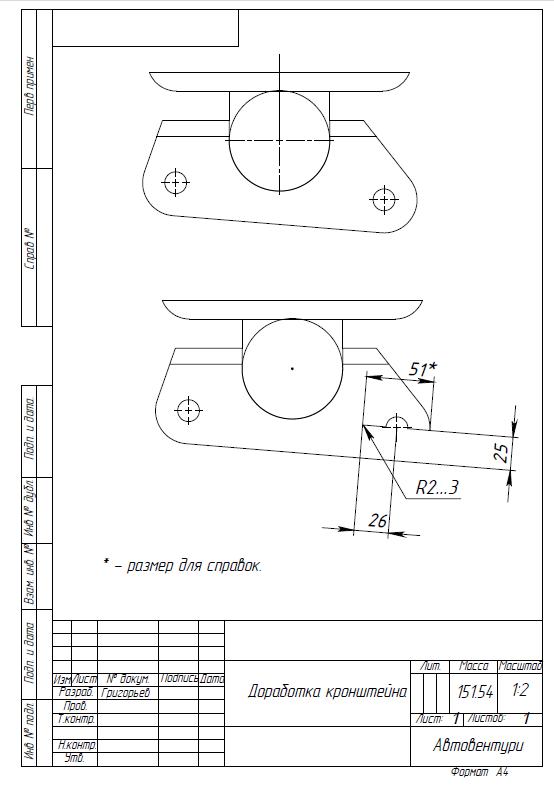 картинка Кастор-плата РИФ для УАЗ Hunter, Patriot