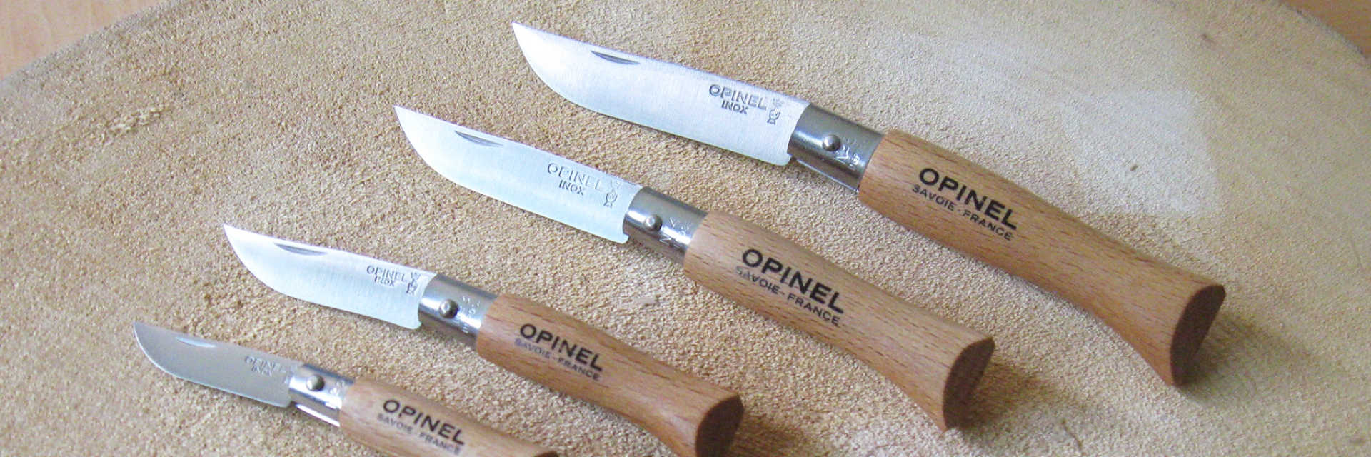картинка Нож Opinel №5, нержавеющая сталь, рукоять из бука, 001072