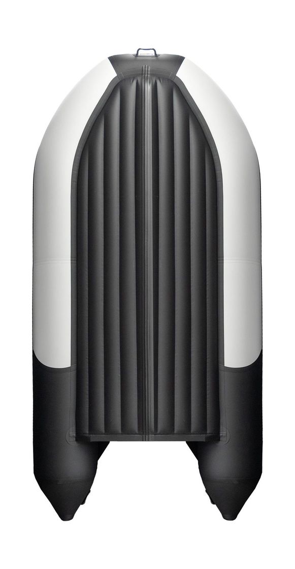 картинка Надувная лодка ПВХ, Ривьера Компакт 3600 НДНД Комби, светло-серый/черный