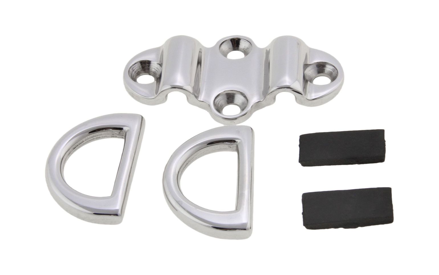 картинка Обушок откидной с двойными полукольцами 6 мм