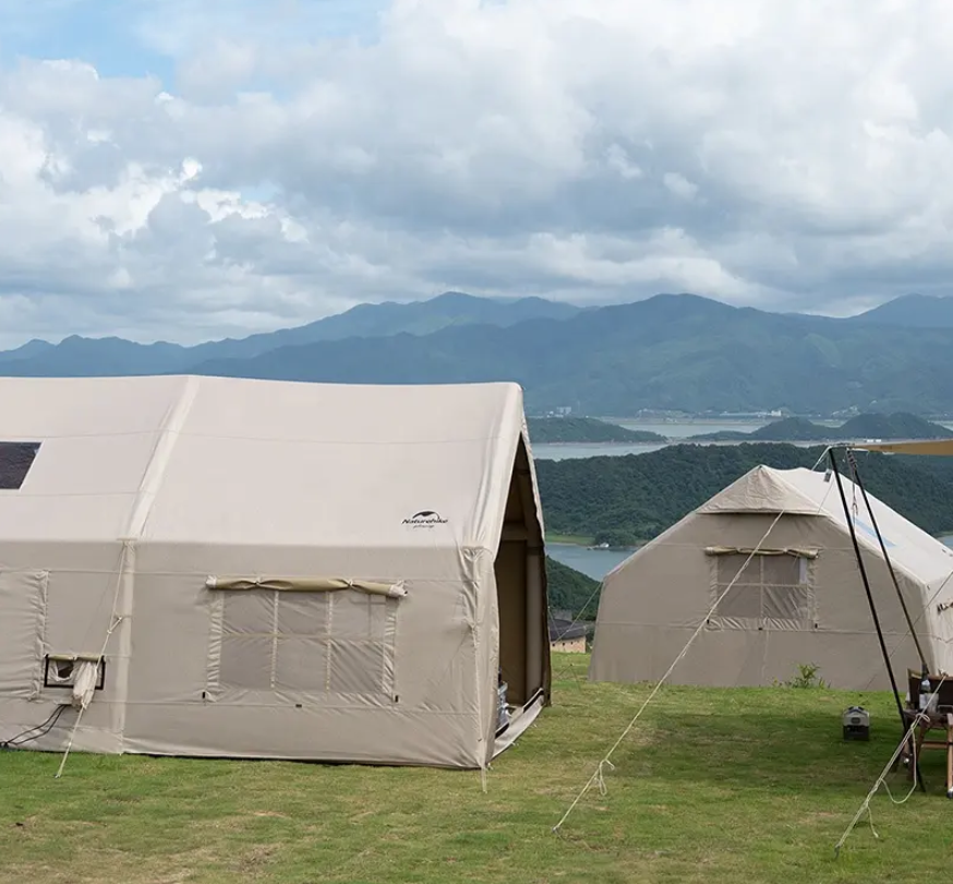 картинка Палатка Naturehike надувная Extend Air 17.2 , цвет песочный