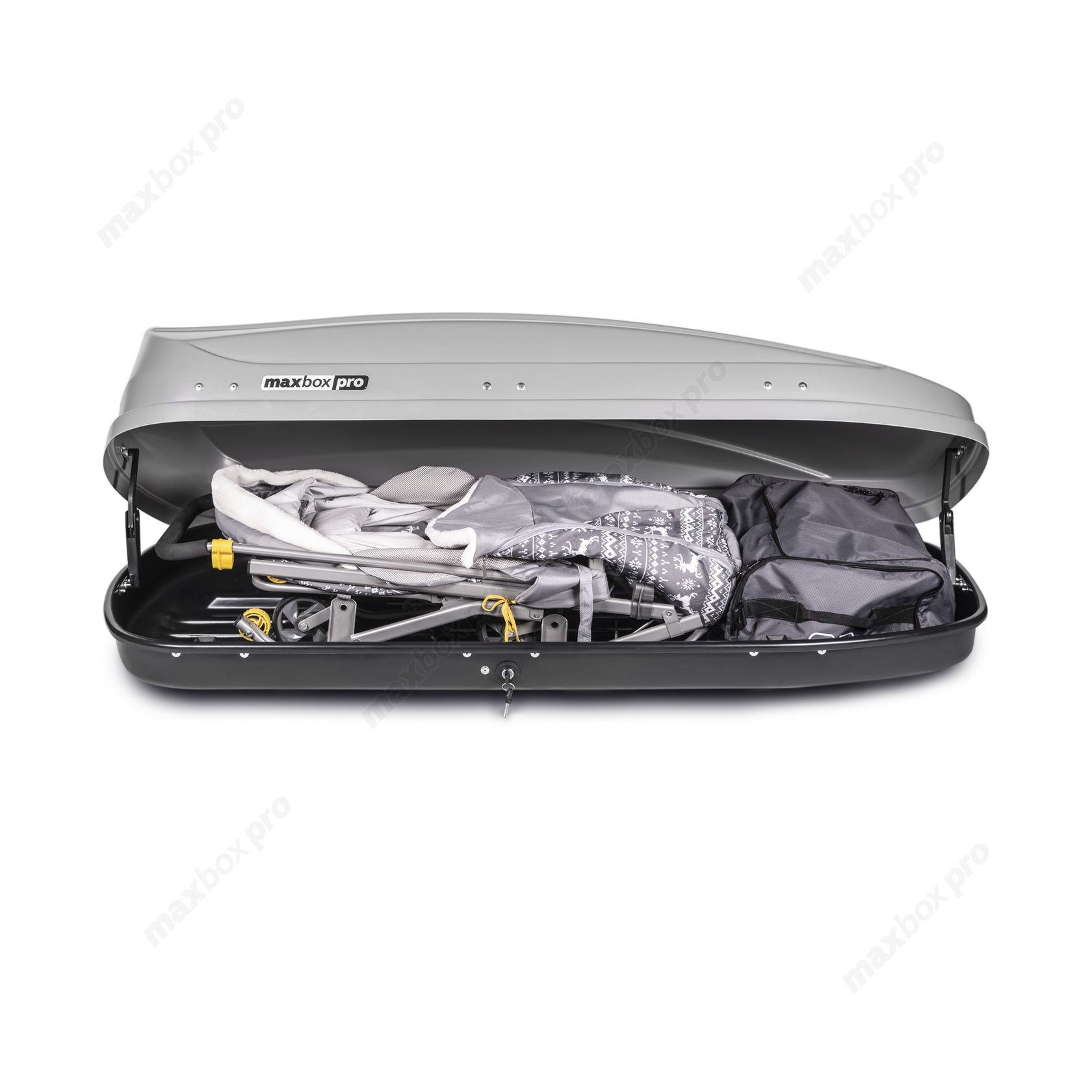 картинка Автобокс MaxBox PRO 460 (средний) серый