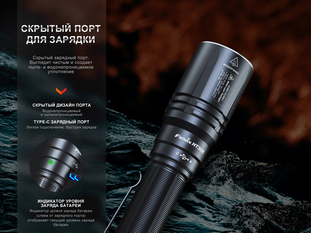 картинка Фонарь Fenix HT30R, HT30R