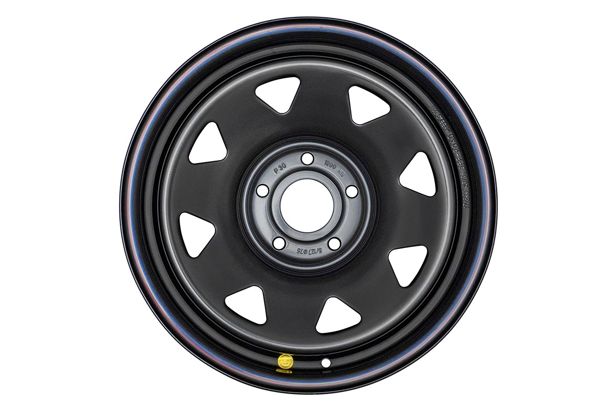 картинка Диск JEEP стальной черный 5х127 8xR17 d75 ET0 (треугольник мелкий)