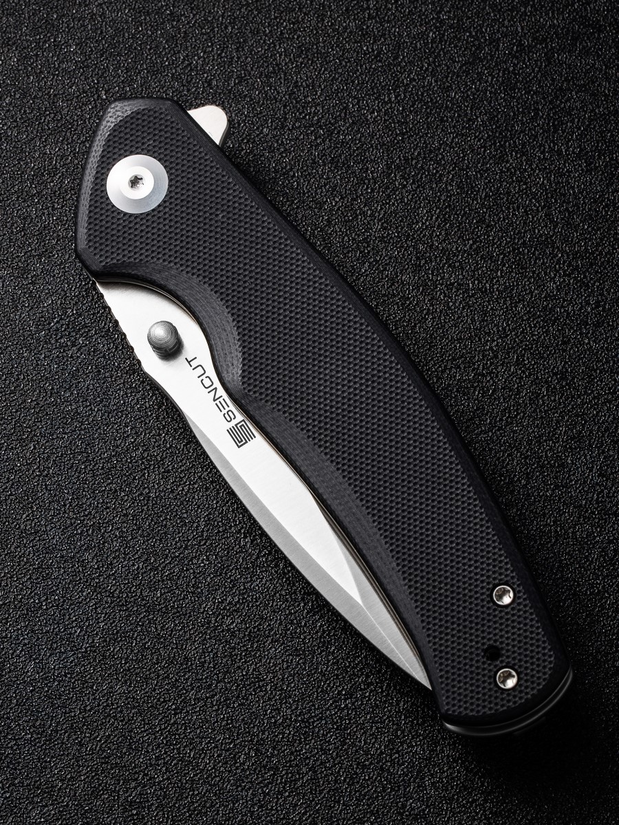 картинка Складной нож SENCUT Slashkin D2 Steel Satin Finished Handle G10 Black