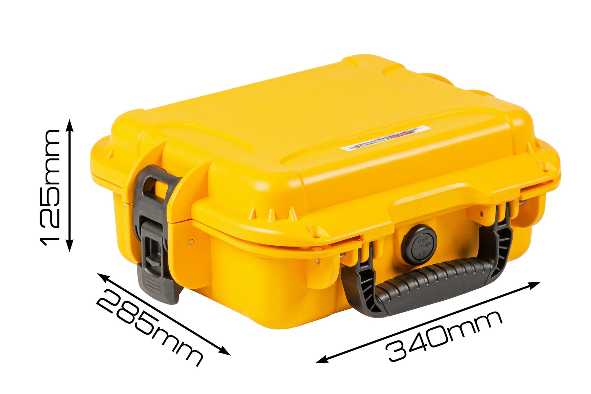 Кейс OffRoadTeam Element EL613050 ЖЕЛТЫЙ, внутри 261*212*116мм, IP65