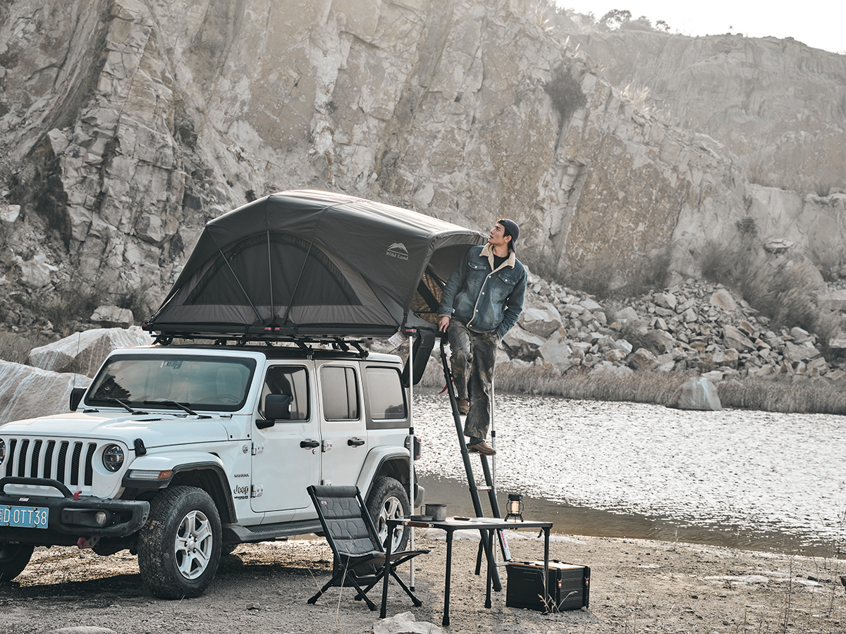 картинка Палатка на крышу автомобиля Wild Land Wild Cruiser 160 Pro (облегченная)