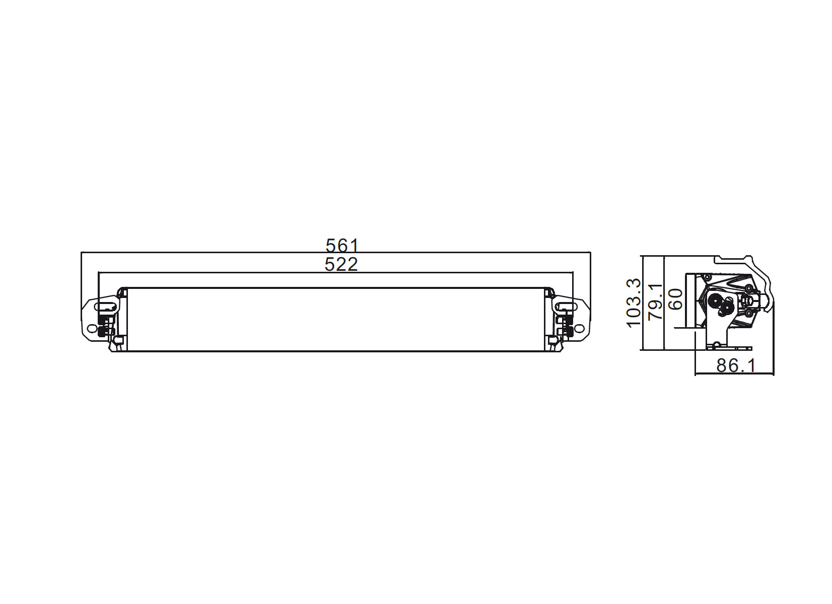 картинка Балка дальнего света РИФ 150W LED