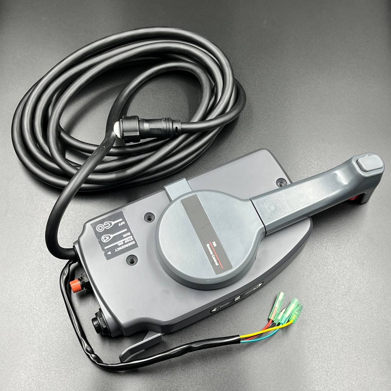 картинка Дистанционное управление Yamaha 703 NEW (Без кнопки гидроподъема) (Толкающая) (7Pin) (YUELANG)