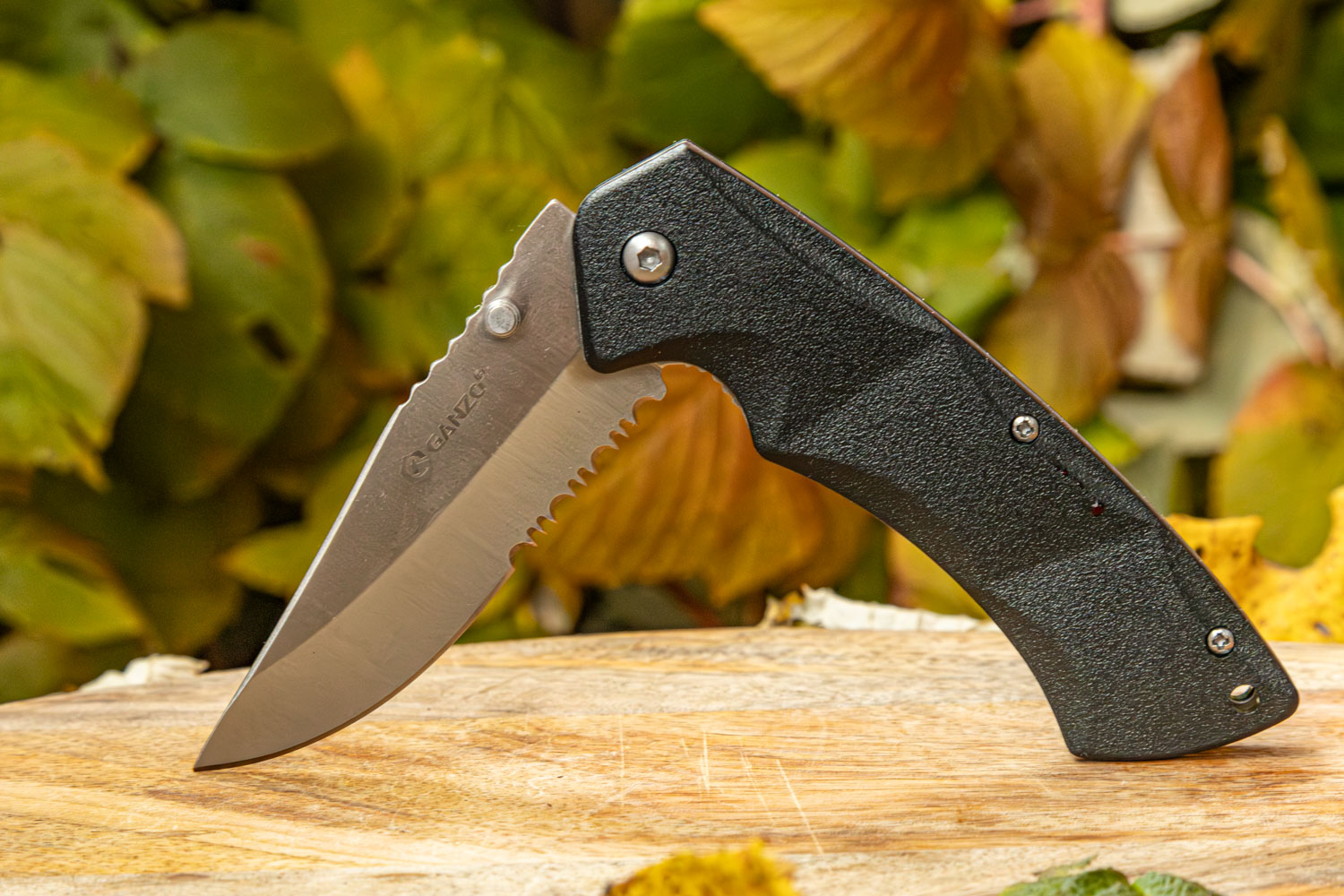 Нож складной Ganzo G617 черный