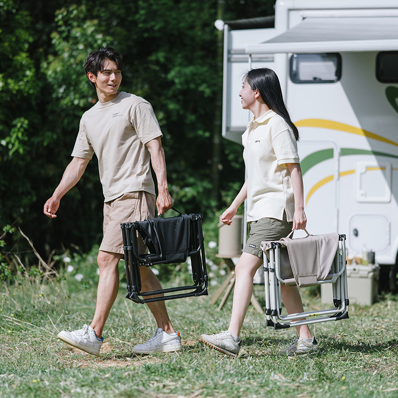 картинка Кресло туристическое Naturehike 49х56х95 см, складное, черное