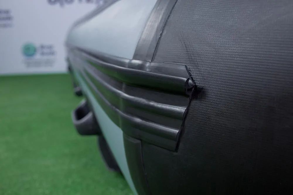 картинка Надувная лодка ПВХ, RiverBoats RB 370 НДНД, черно-серый