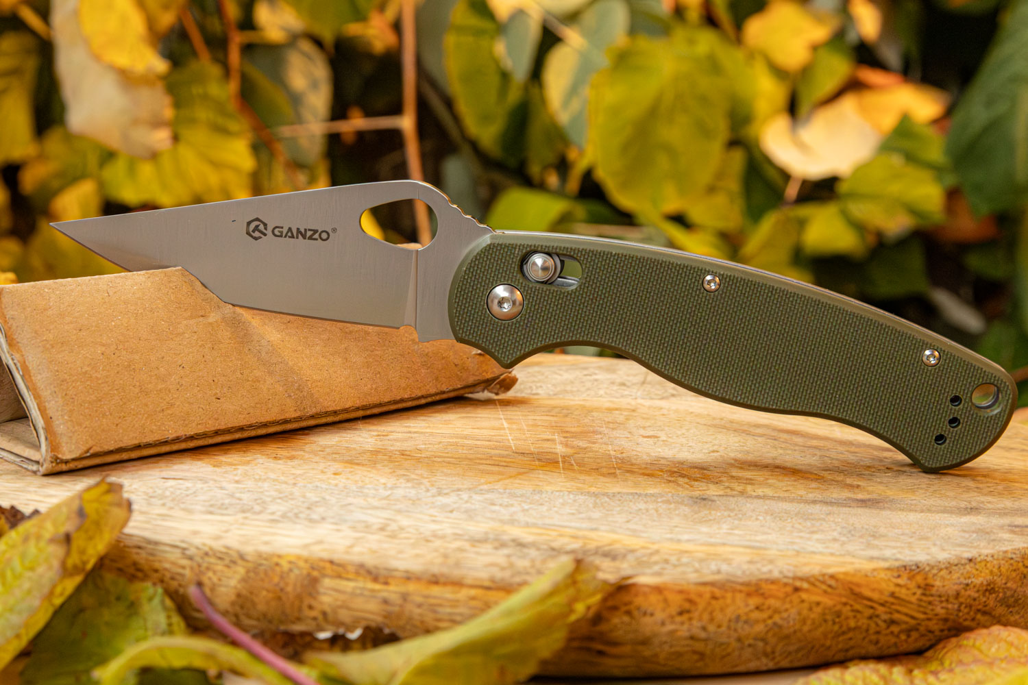 Нож складной Ganzo G729-GR зеленый