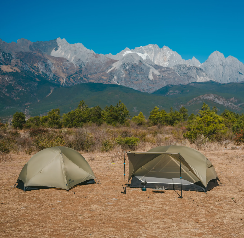 картинка Палатка Naturehike Mongar UL 2-местная, алюминиевый каркас, сверхлегкая, песочная