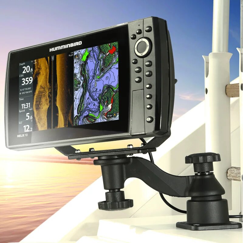 картинка RAM-109HU кронштейн RAM для LOWRANCE, Humminbird, Raymarine, Garmin и др. (MB-35-RAM)