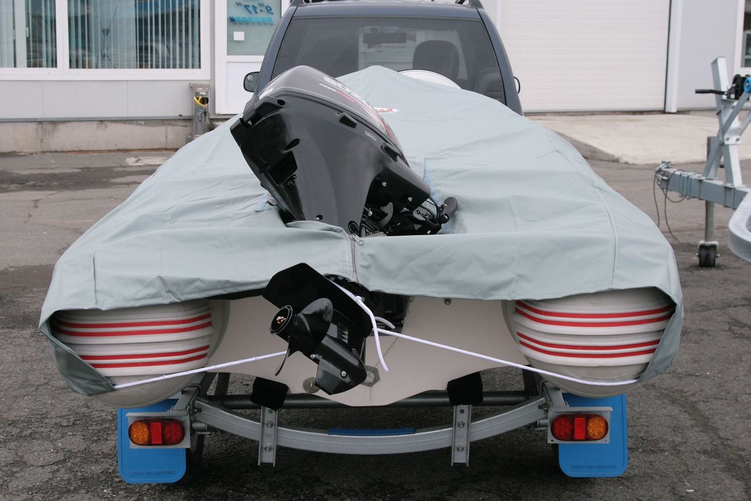 картинка Чехол для лодки длиной 3.5-3.6 м, серый