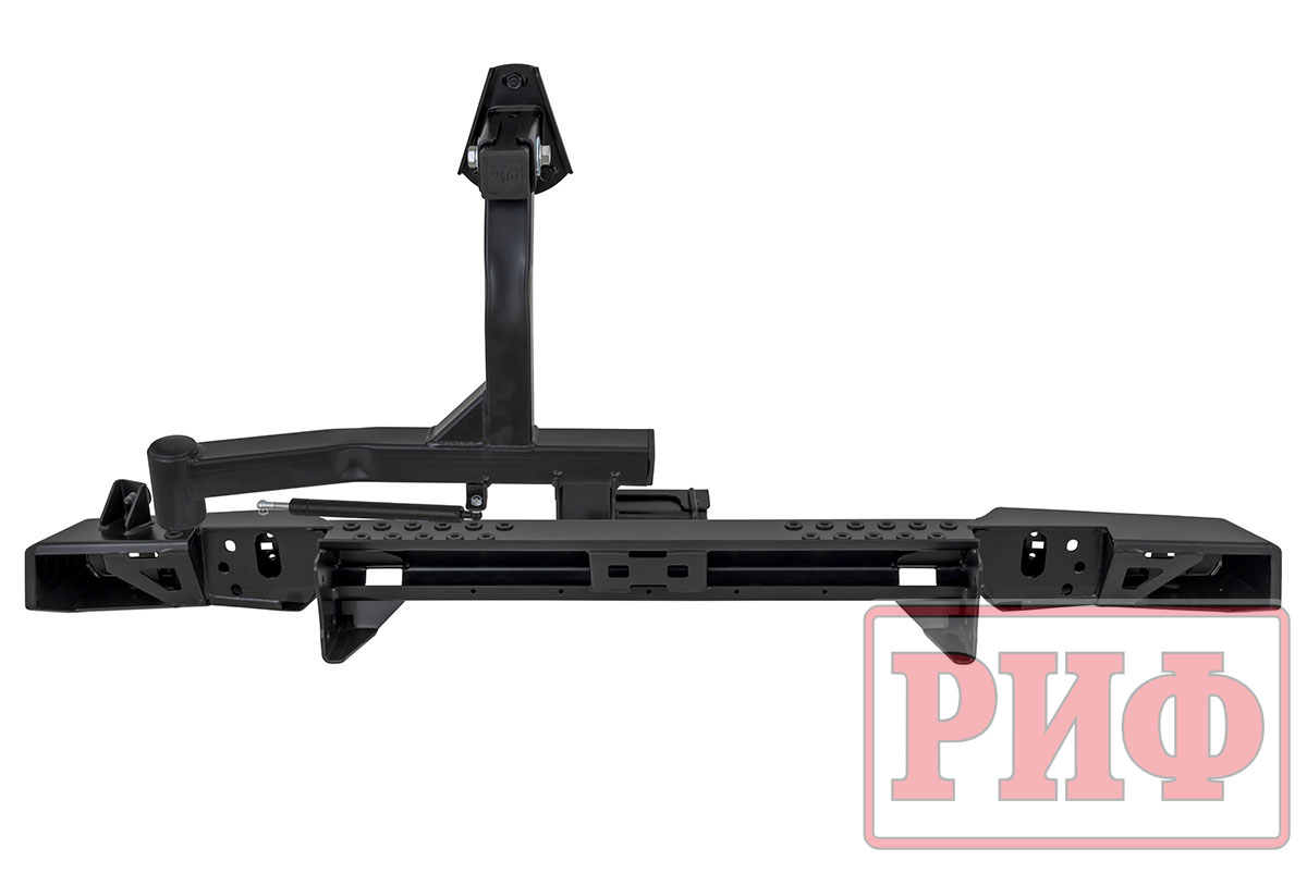картинка Бампер задний УАЗ Хантер с фонарями, калиткой, возможностью установки фаркопа, стандарт RIF469-21225 "РИФ"