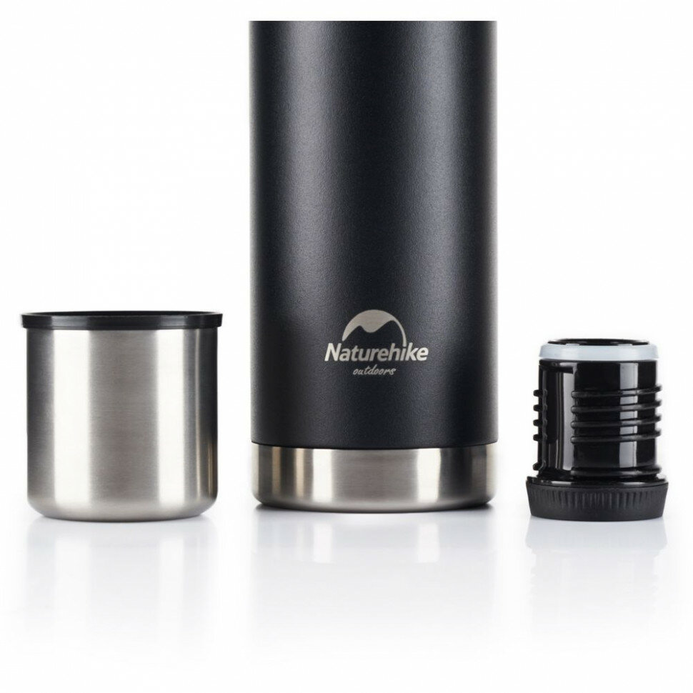картинка Термос  Naturehike Q-9H NH19SJ010  750ml черный, 6927595740231