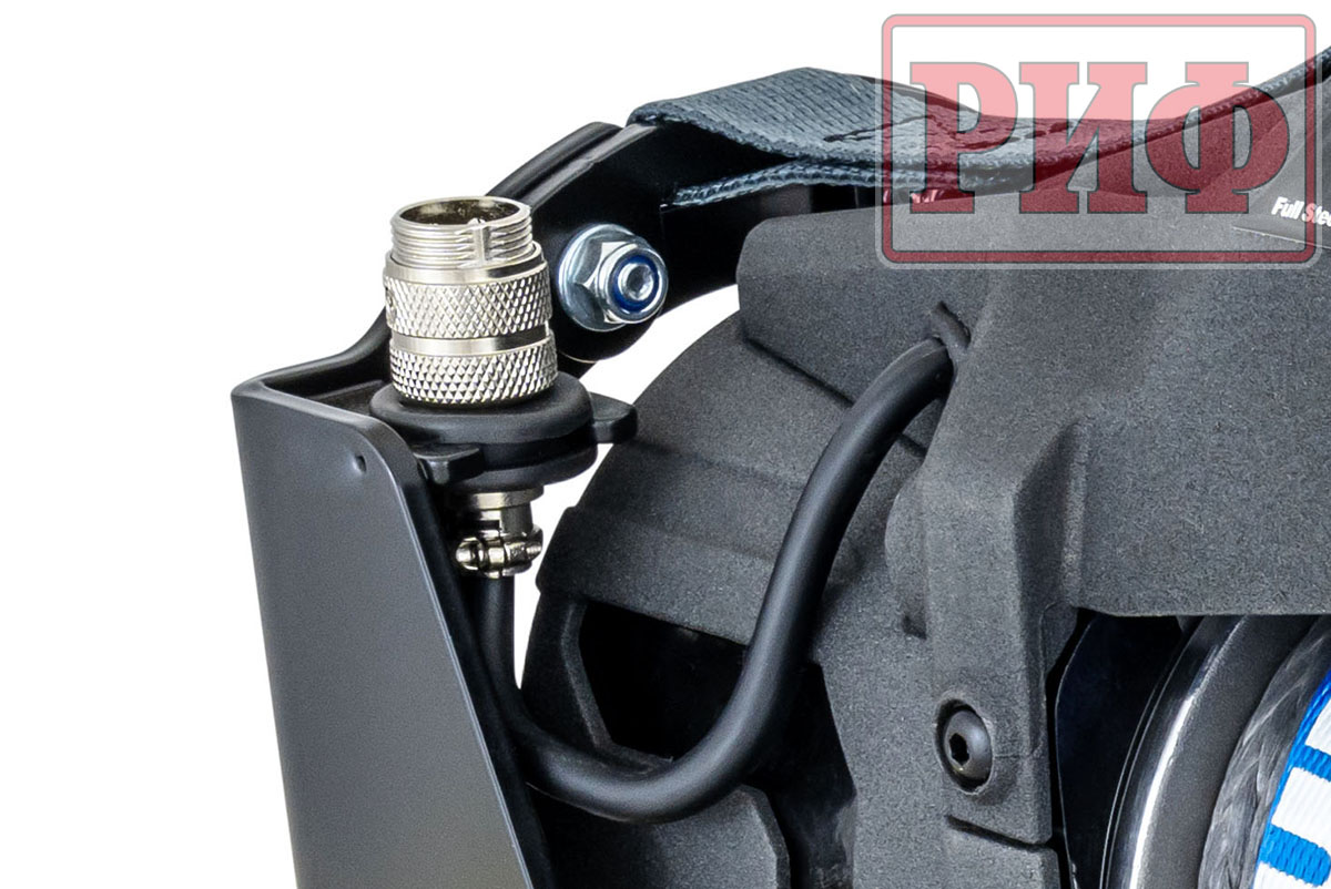 картинка Лебёдка переносная РИФ 6000FSR c площадкой, синтетический трос