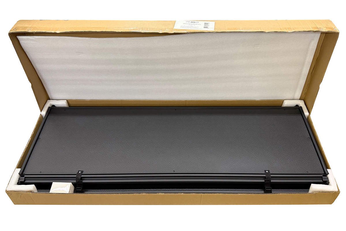 картинка Крышка кузова Mitsubishi L200 2015+, трёхсекционная, алюминиевая, черная