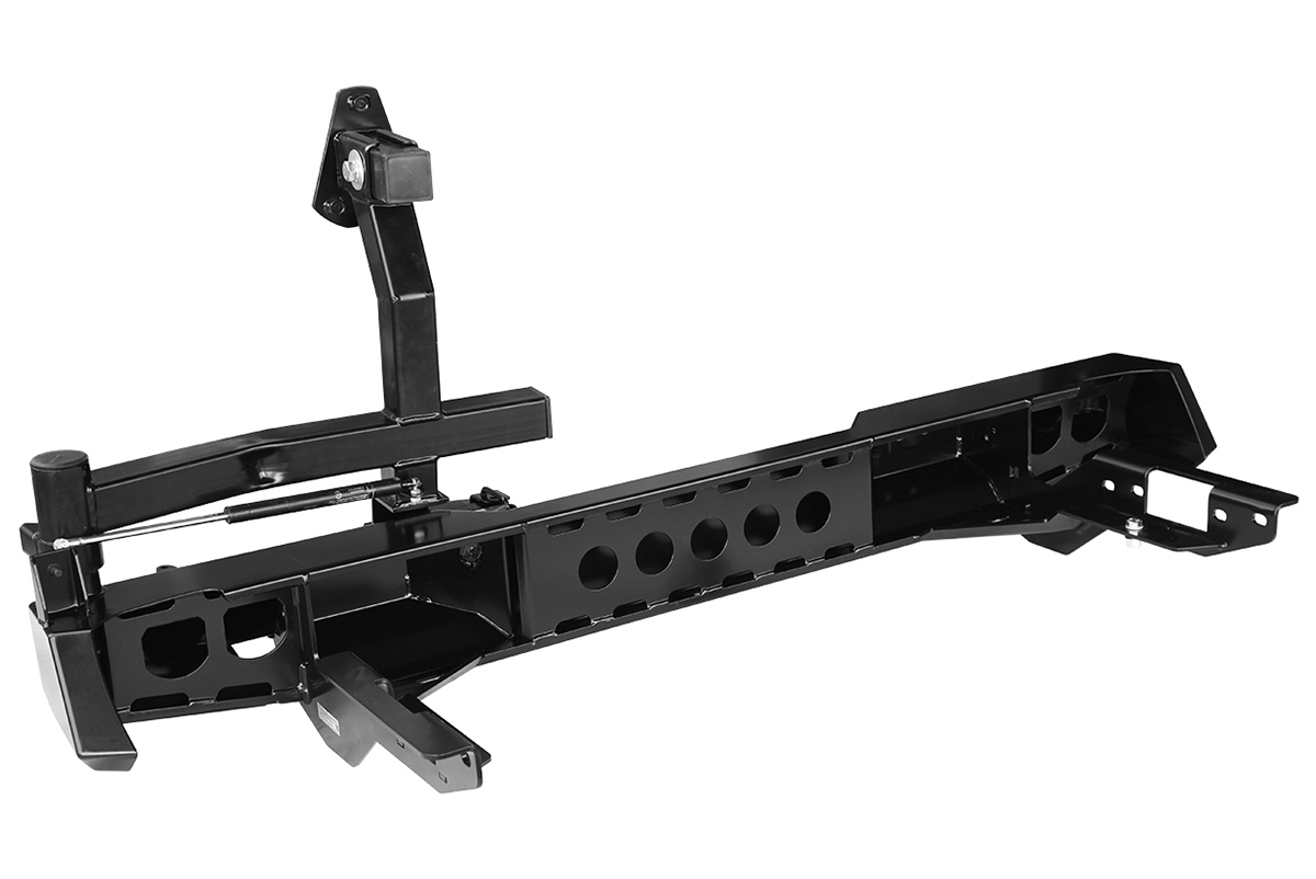 картинка Бампер задний РИФ Toyota Hilux 2005-2014 с калиткой без фаркопа