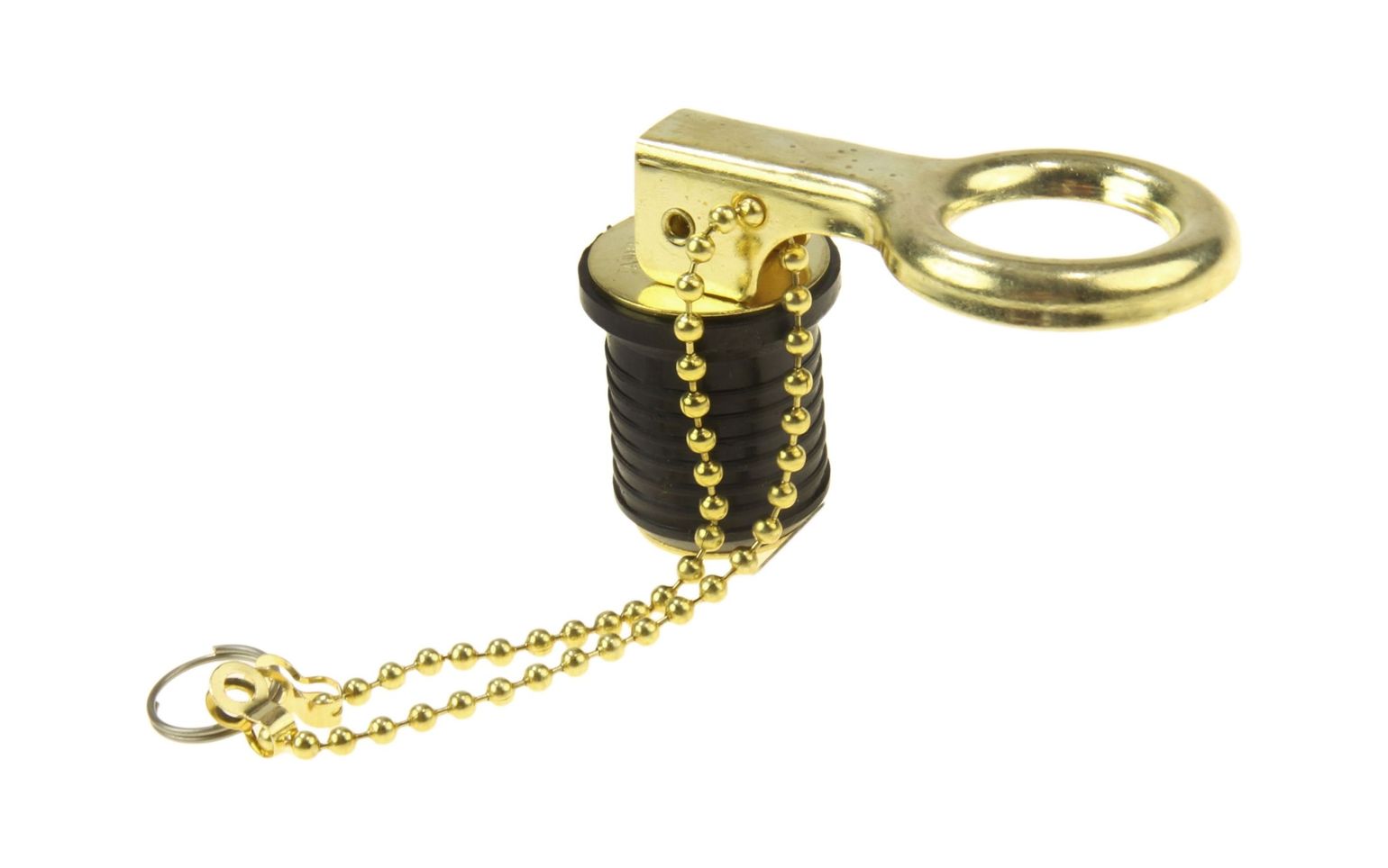 картинка Пробка сливная 22-25 мм (защелка) с цепочкой