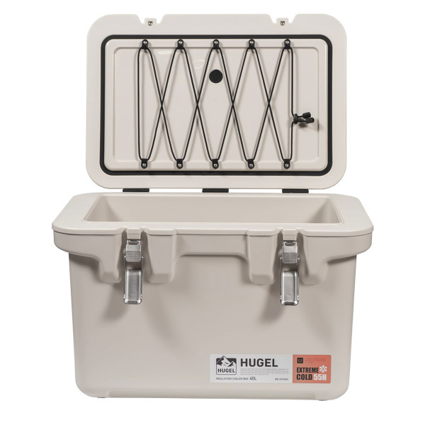 картинка Термобокс IRIS HUGEL VACUUM COOLER BOX TC-40 Бежевый, 40 литров