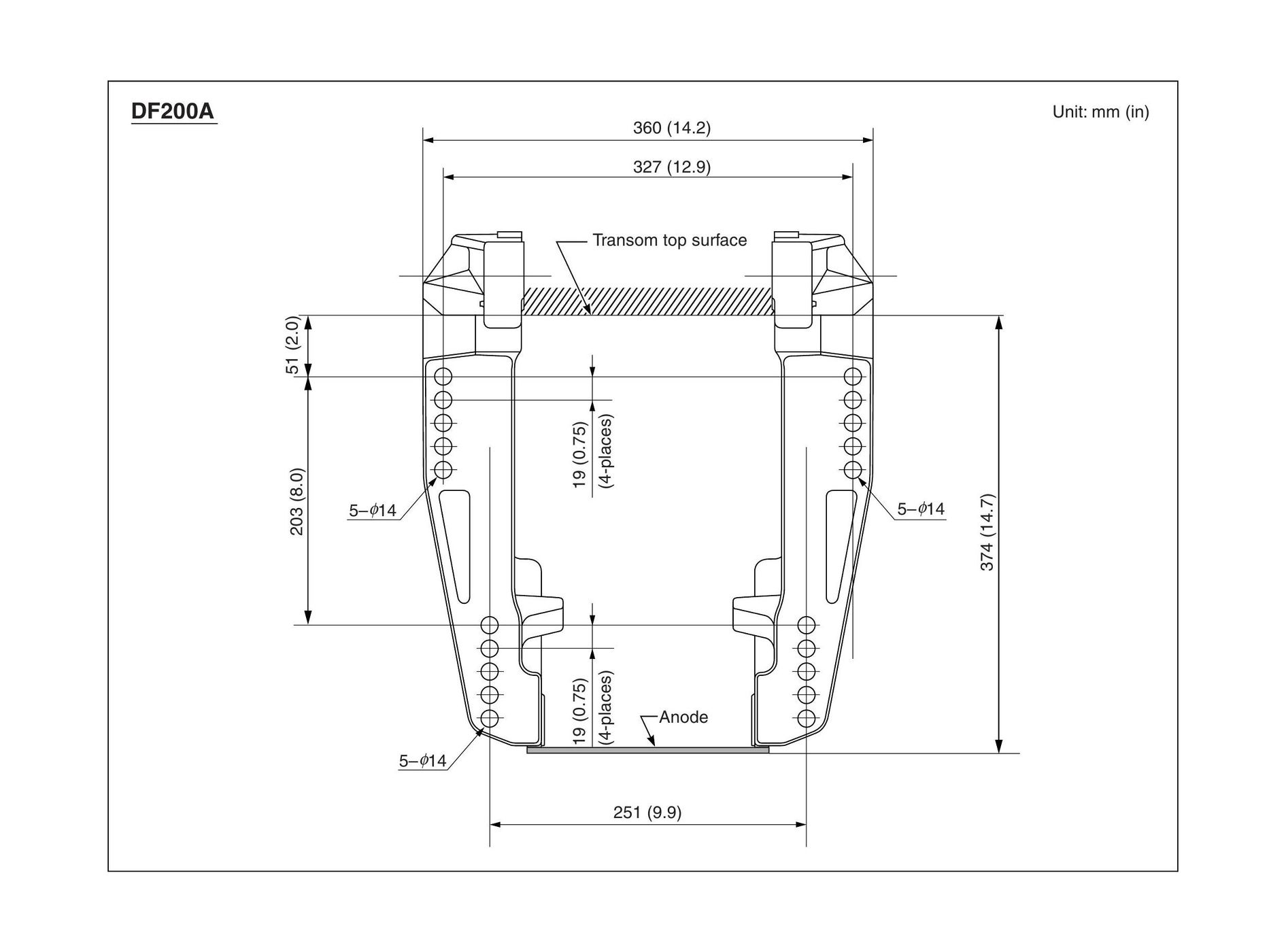картинка Мотор лодочный Suzuki DF200ATX