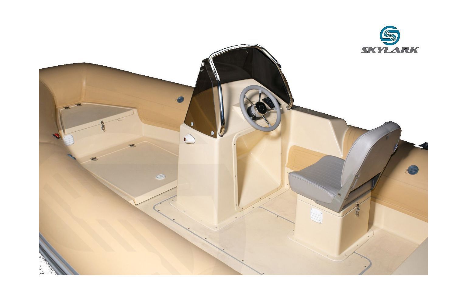 картинка Лодка РИБ (RIB) SKYLARK 480, графит, корпус графит, (комплект)