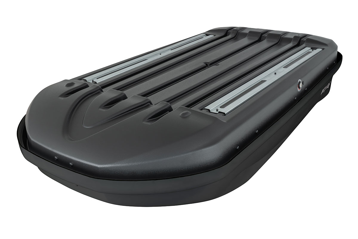 картинка Бокс автомобильный на крышу Pentair PYTHON 450L черный глянец, двусторонний