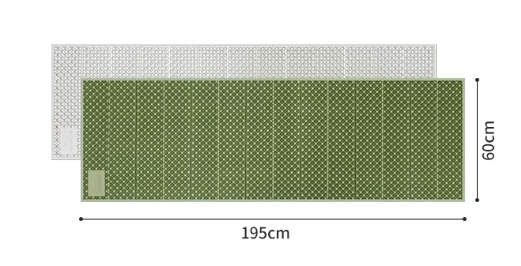 картинка Коврик туристический Naturehike 195х60х1.8 см. IXPE, зеленый