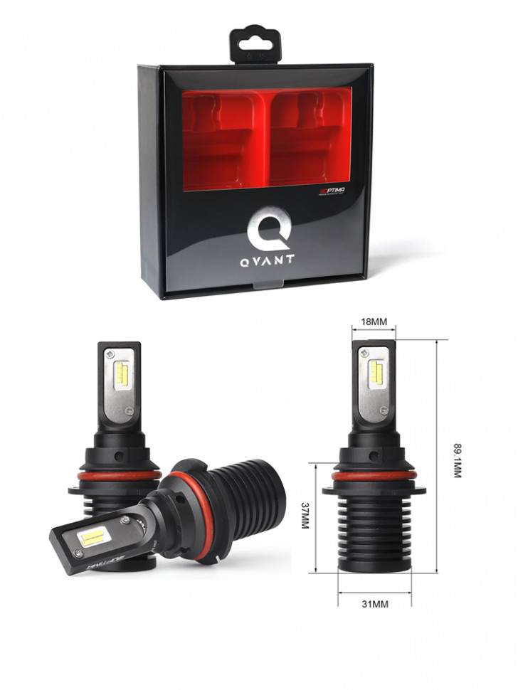 HB5 (9007) Optima LED QVANT, 12-24V, 2 лампы