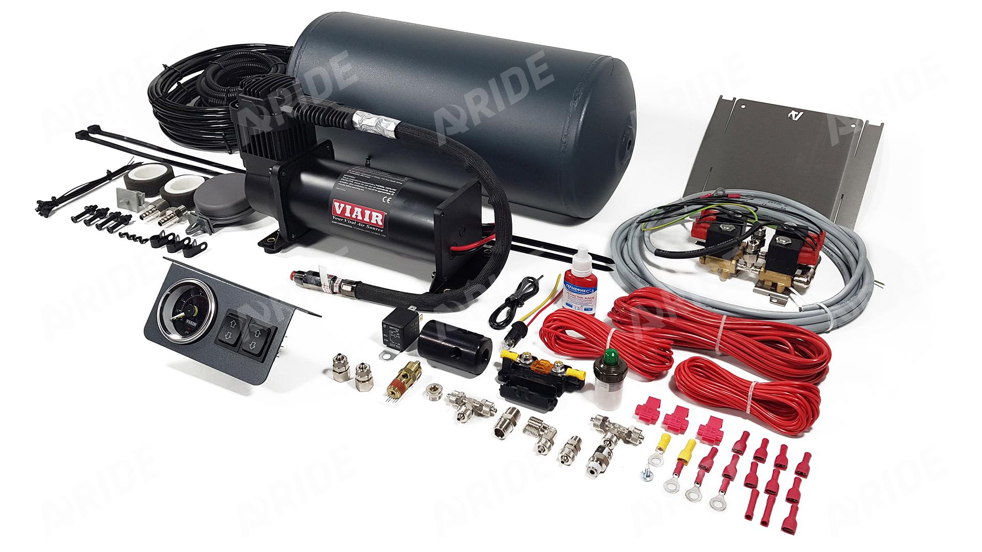 картинка Двухконтурная система управления пневмоподвеской с ресивером Aride 2.150.В