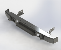 картинка Бампер задний Исузу Д-Макс 2012-2018 Покрытие Line-X