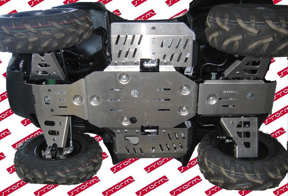 Защита порогов для SUZUKI Kingquad, 2 006-, , AL 4 мм