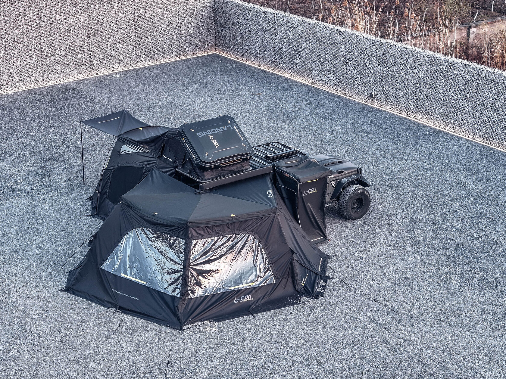картинка Боковые стенки для маркизы Hardshell Litewing 270° (сторона пассажира)