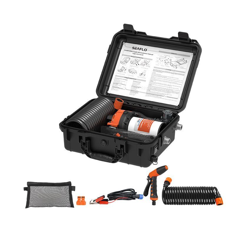 картинка Комплект помывочный переносной, 12 В, 18,9л/мин SeaFlo