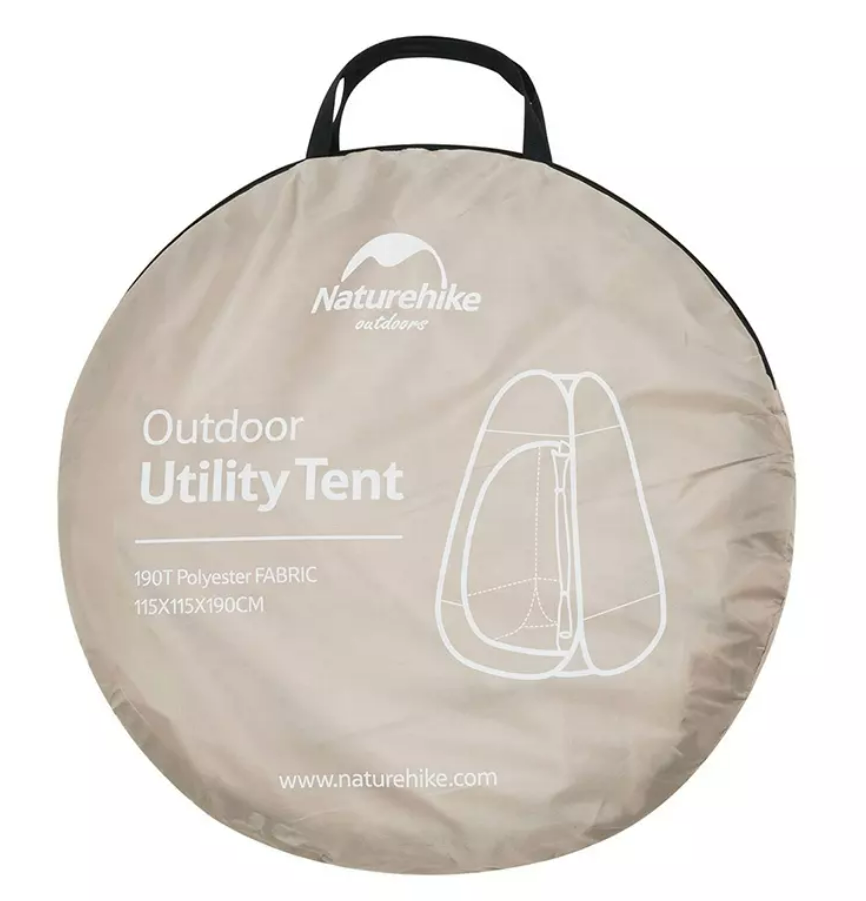 картинка Палатка Naturehike быстрораскрываемая, душ-туалет, коричневый