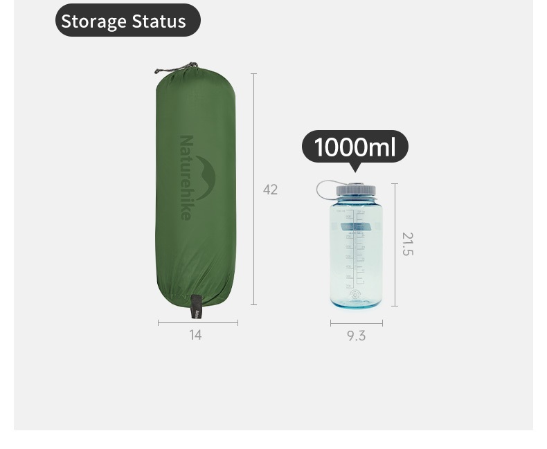 картинка Палатка Naturehike Cloud-Creek PRO, 2-местная, зеленая