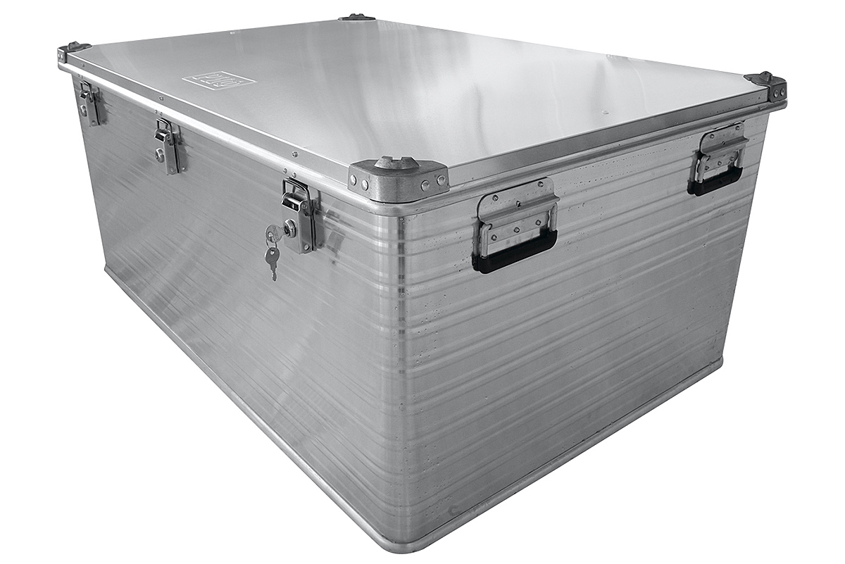 картинка Ящик алюминиевый РИФ усиленный с замком 1176х790х517